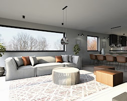 Modułowa sofa w salonie - zdjęcie od Karolina Saj-Chodorowska Architektura Wnętrz - Homebook