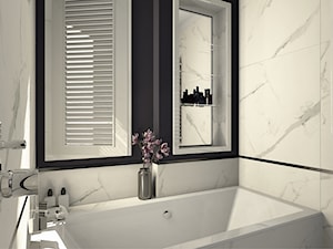 Łazienka w stylu Modern Classic - Mała bez okna z lustrem łazienka, styl tradycyjny - zdjęcie od Karolina Saj-Chodorowska Architektura Wnętrz