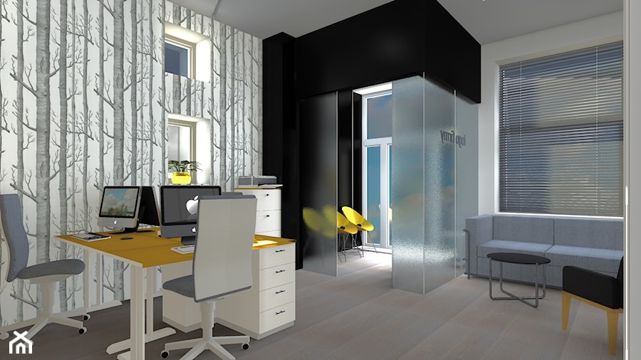 biuro horyzont brokers - Wnętrza publiczne, styl nowoczesny - zdjęcie od Małgorzata Kamińska Projektant wnętrz
