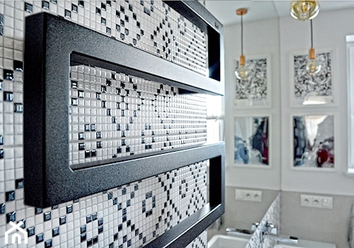 Łazienka - Z lustrem łazienka z oknem, styl nowoczesny - zdjęcie od MONTARI