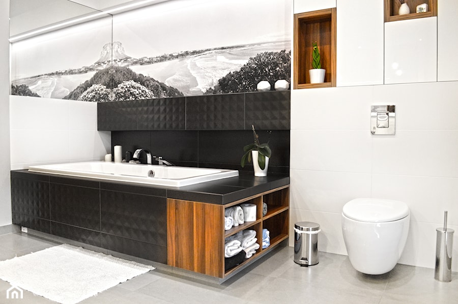 Łazienka - Średnia duża łazienka, styl nowoczesny - zdjęcie od MONTARI