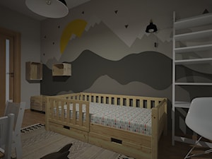 Mieszkanie 60m2 Iława - Pokój dziecka, styl skandynawski - zdjęcie od PRACOVNIA Projektowanie wnętrz