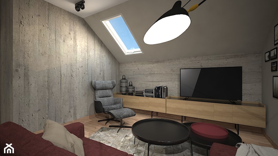 Mieszkanie w Dobrym Mieście - Salon, styl nowoczesny - zdjęcie od PRACOVNIA Projektowanie wnętrz