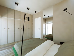 Dom w Dajtkach Olsztyn - Sypialnia, styl nowoczesny - zdjęcie od PRACOVNIA Projektowanie wnętrz