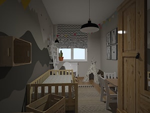 Mieszkanie 60m2 Iława - Pokój dziecka, styl nowoczesny - zdjęcie od PRACOVNIA Projektowanie wnętrz
