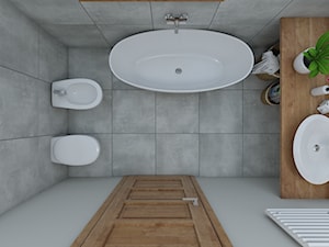 Łazienka na poddaszu - Łazienka, styl nowoczesny - zdjęcie od PRACOVNIA Projektowanie wnętrz