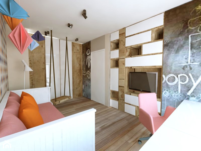 Dom w Dajtkach Olsztyn - Pokój dziecka, styl nowoczesny - zdjęcie od PRACOVNIA Projektowanie wnętrz