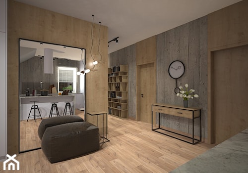 Mieszkanie w Dobrym Mieście - Średni hol / przedpokój, styl nowoczesny - zdjęcie od PRACOVNIA Projektowanie wnętrz