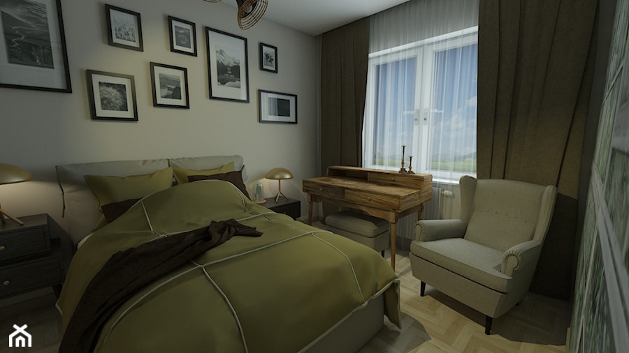 Mieszkanie w Warszawie - Sypialnia, styl nowoczesny - zdjęcie od PRACOVNIA Projektowanie wnętrz