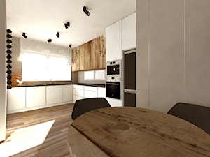 Dom w Dajtkach Olsztyn - Kuchnia, styl nowoczesny - zdjęcie od PRACOVNIA Projektowanie wnętrz