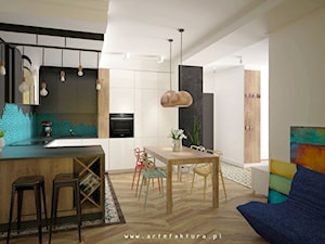 Eklektyczne wnętrze apartamentu, Warszawa - Salon, styl nowoczesny - zdjęcie od projektowanie wnętrz arch. Joanna Korpulska