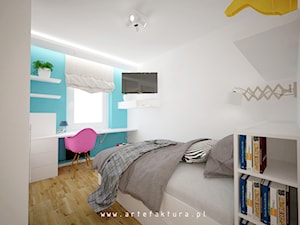 Projekt małego mieszkania, Kraków Podgórze - zdjęcie od projektowanie wnętrz arch. Joanna Korpulska