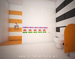 Łazienka przedszkolna dla dzieci - zdjęcie od projektowanie wnętrz arch. Joanna Korpulska - Homebook