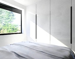 Sypialnia biel+beton - zdjęcie od gabriella-bober - Homebook