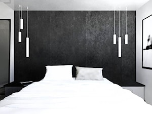 Sypialnia I biel+beton - zdjęcie od gabriella-bober