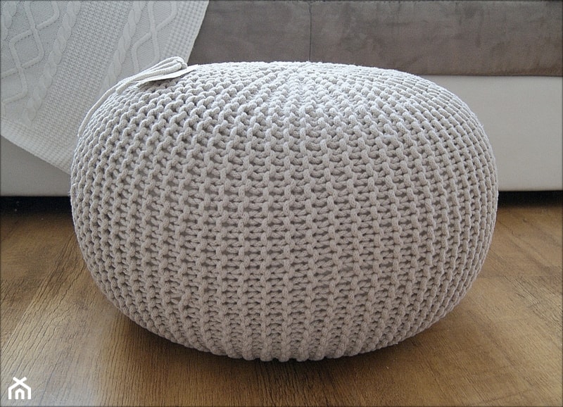 "Sand Pouf" Pufa Handmade - zdjęcie od KNITTING FACTORY