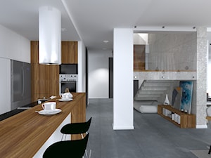 D35 - Kuchnia, styl nowoczesny - zdjęcie od W+ Architekci