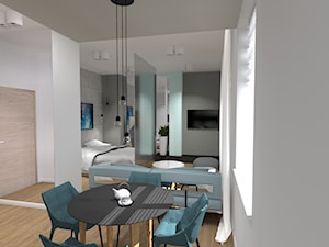 Mieszkanie w pigułce - Jadalnia, styl nowoczesny - zdjęcie od W+ Architekci