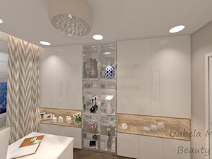 Apartament na Bemowie w stylu Nowojorskim - Średnie szare biuro, styl glamour - zdjęcie od Beauty Homes