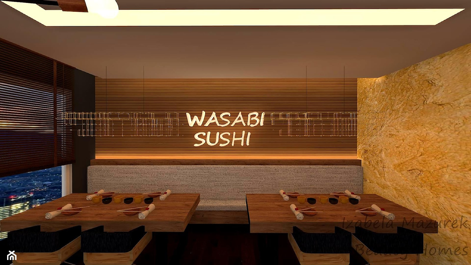 Wasabi Sushi Restaurant - zdjęcie od Beauty Homes - Homebook