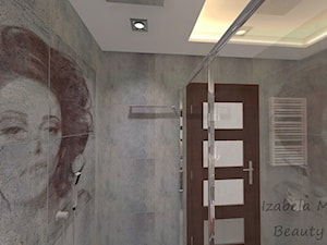 Szara łazienka w męskim stylu - zdjęcie od Beauty Homes