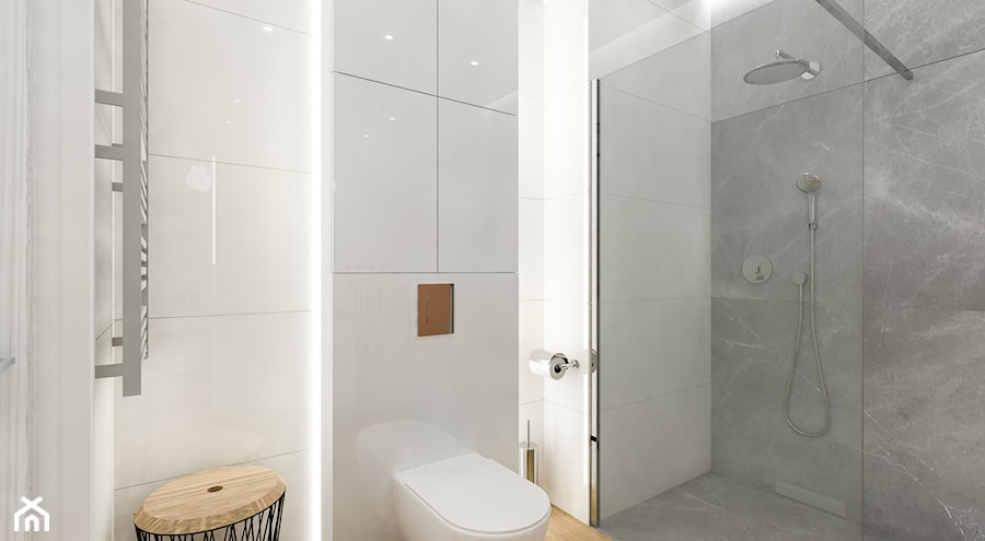 Nowoczesna i funkcjonalna łazienka - Średnia bez okna łazienka, styl nowoczesny - zdjęcie od Creatovnia