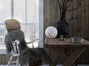 NORVEGIAN CABIN INTERIOR - Salon, styl skandynawski - zdjęcie od Definline