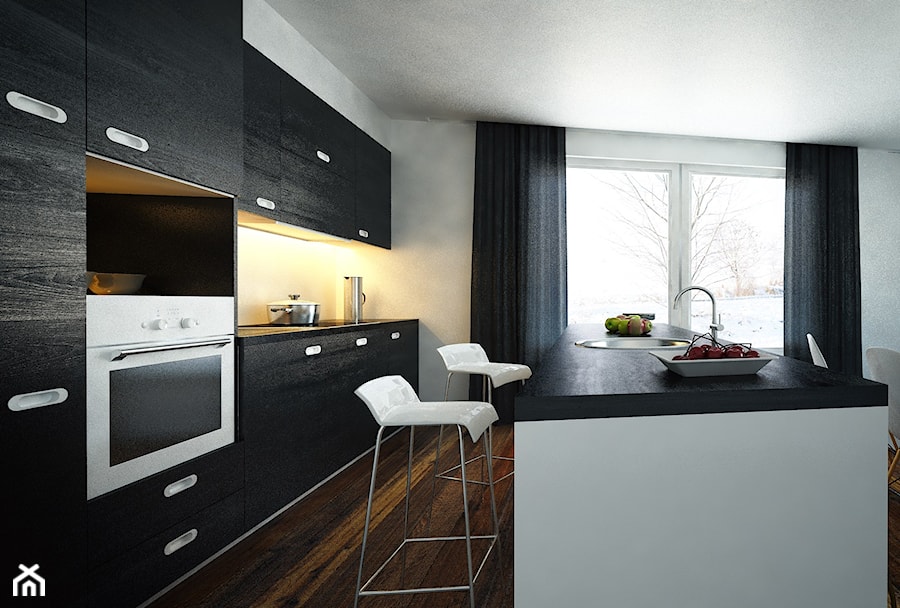РROJECT LIVING ROOM - Kuchnia, styl minimalistyczny - zdjęcie od Definline