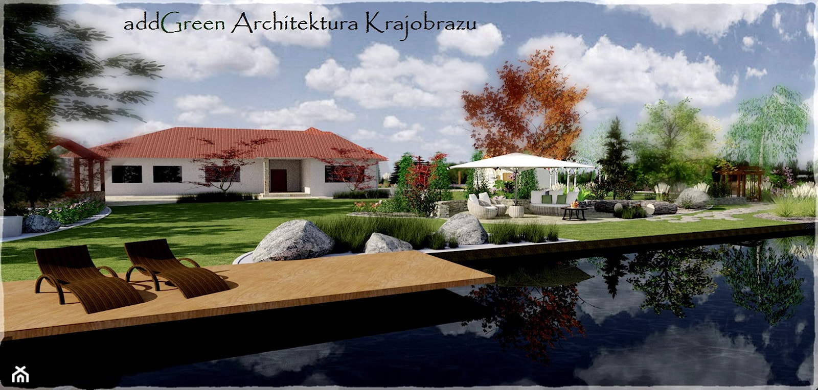 Projekt pracowni addGreen - zdjęcie od addGreen Architektura Krajobrazu - Homebook