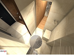 Łazienka na poddaszu - Łazienka, styl minimalistyczny - zdjęcie od marmo Design Projektowanie wnętrz