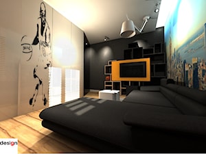 Pokój młodzieżowy, Żory woj. śląskie - Pokój dziecka, styl industrialny - zdjęcie od marmo Design Projektowanie wnętrz