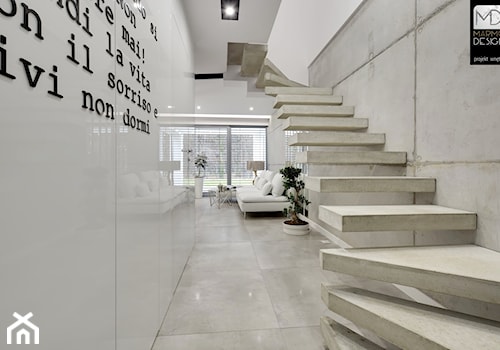 Kuchnia otwarta - Schody, styl nowoczesny - zdjęcie od marmo Design Projektowanie wnętrz