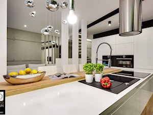 Kuchnia otwarta - Kuchnia, styl nowoczesny - zdjęcie od marmo Design Projektowanie wnętrz
