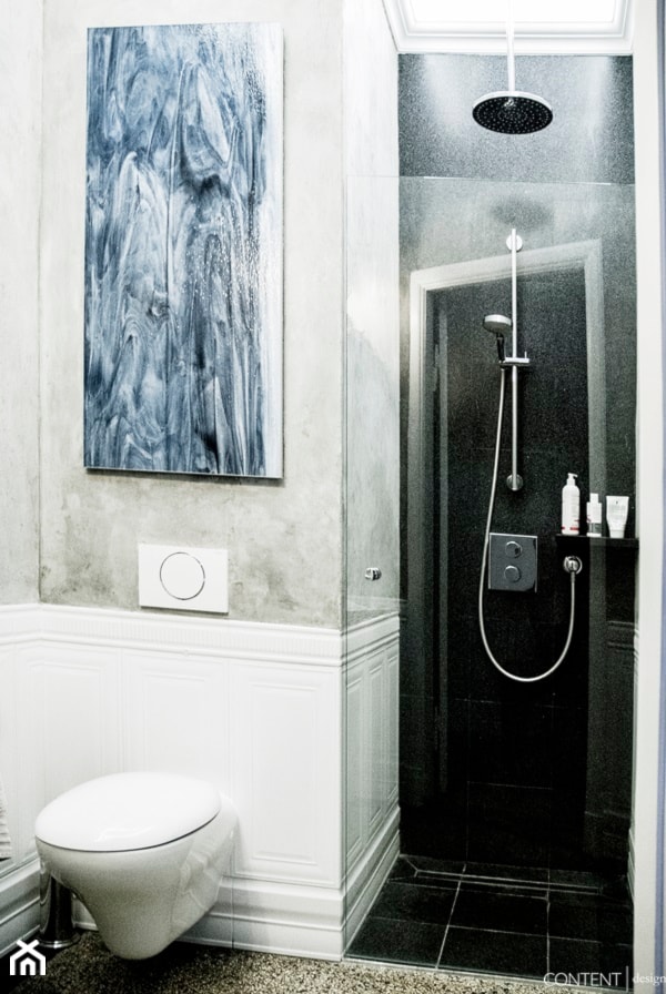 eklektyczna toaleta - Łazienka, styl nowoczesny - zdjęcie od Anna Błażowska