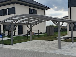 Garaż drewniany ,Carport - zdjęcie od MR-Drew Spółka Jawna Janusz Makówka Dariusz Rzymowski