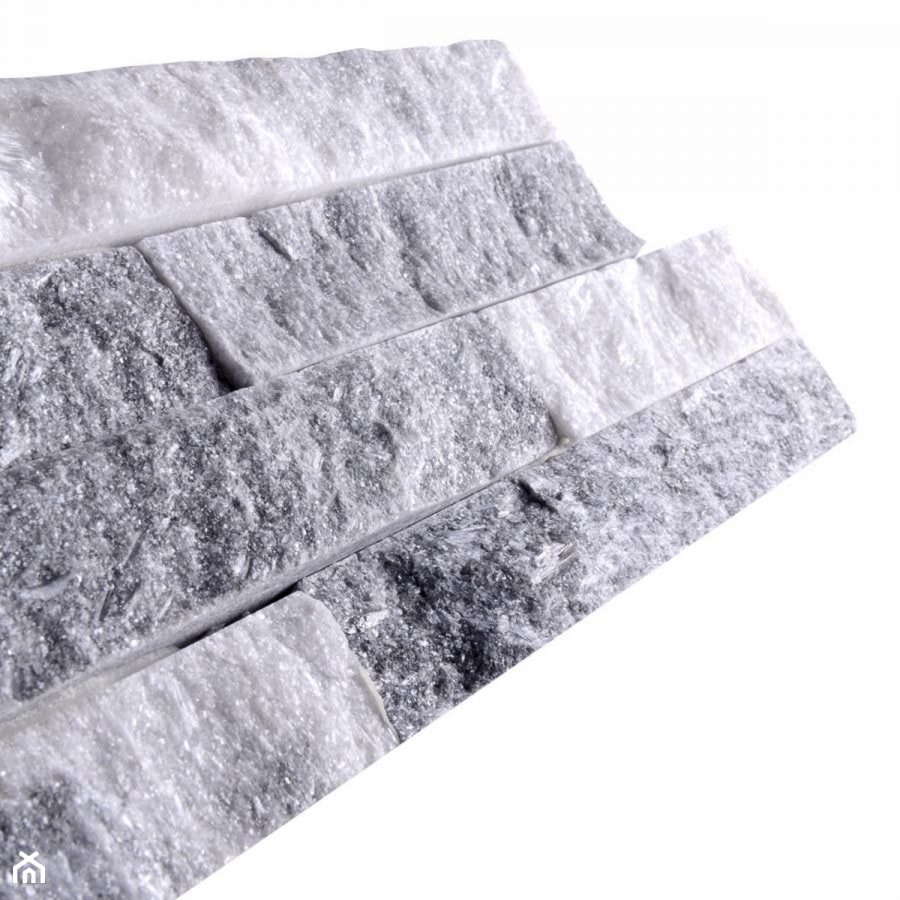 Stackstone Cloud Grey – ścienna mozaika szarości i bieli - zdjęcie od Klink.pl Kamień Naturalny - Homebook