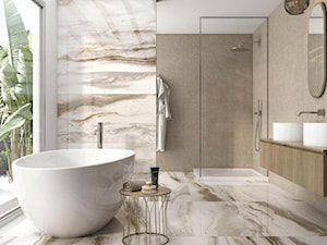 Marmurowe imitacje w łazienkach - zdjęcie od Klink.pl Kamień Naturalny