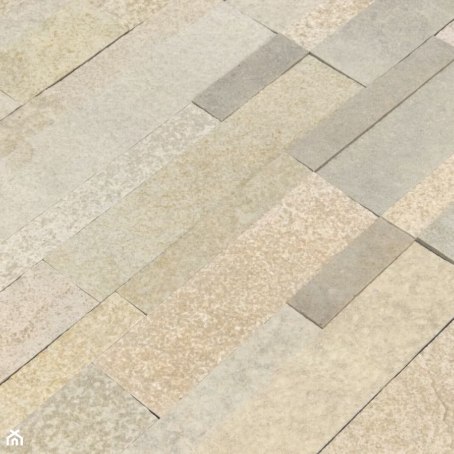 Panele ścienne Quick Stone 3D Mint White, czyli jak w prosty sposób rozjaśnić przestrzeń - zdjęcie od Klink.pl Kamień Naturalny - Homebook