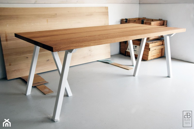 Stół z dębowym blatem Blaise - zdjęcie od Blaise Handmade Furniture