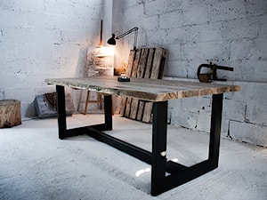 Stół z jesionowych fosztów - zdjęcie od Blaise Handmade Furniture