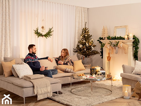 Aranżacje wnętrz - Salon: Christmas Magic - Dekoria.pl. Przeglądaj, dodawaj i zapisuj najlepsze zdjęcia, pomysły i inspiracje designerskie. W bazie mamy już prawie milion fotografii!