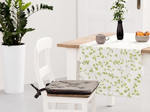 siedzisko na krzesło, krzesło Igor, stół do jadalni Milton, ceramika Olavi - zdjęcie od Dekoria.pl