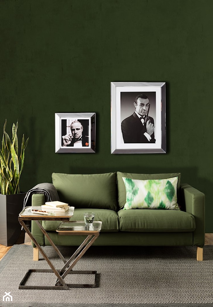 pokrowiec na sofę ikea, poszewka dekoracyjna, dywan Breeze, komplet stolików Shiro, obraz w szklanej ramie - zdjęcie od Dekoria.pl - Homebook