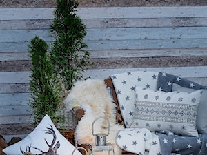 koc, poszewki na poduszki, poduszka dekoracyjna, ławka ze skrzynią, kosz - zdjęcie od Dekoria.pl