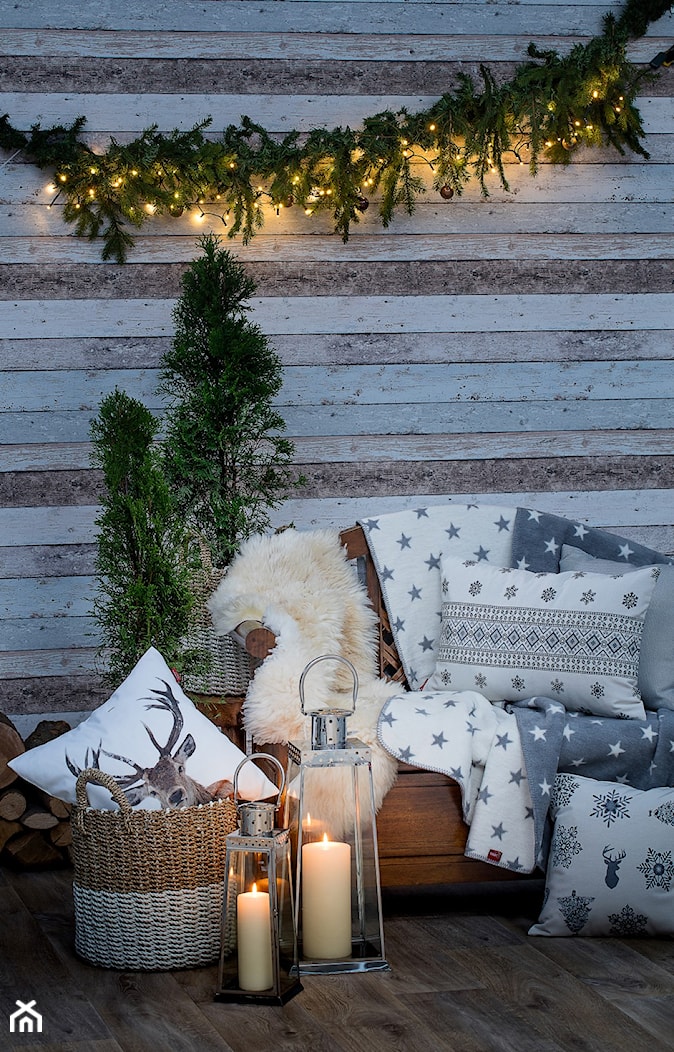 koc, poszewki na poduszki, poduszka dekoracyjna, ławka ze skrzynią, kosz - zdjęcie od Dekoria.pl - Homebook