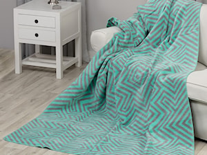 Koc Cotton Cloud 150x200Mint Maze - zdjęcie od Dekoria.pl