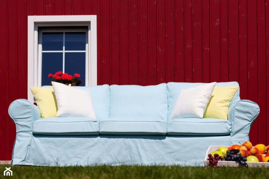 Pokrowiec na sofę ikea- Cotton Panama - zdjęcie od Dekoria.pl - Homebook