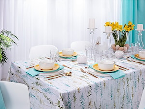 Wielkanocny stół w wiosennej stylizacji - zdjęcie od Dekoria.pl