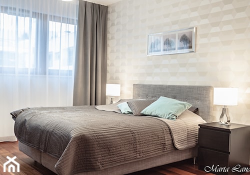 Bedrooms / Sypialnie - Średnia beżowa sypialnia, styl nowoczesny - zdjęcie od MeLander