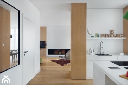 APARTAMENT BERLIN konkurs - Kuchnia, styl nowoczesny - zdjęcie od Republika Architektury